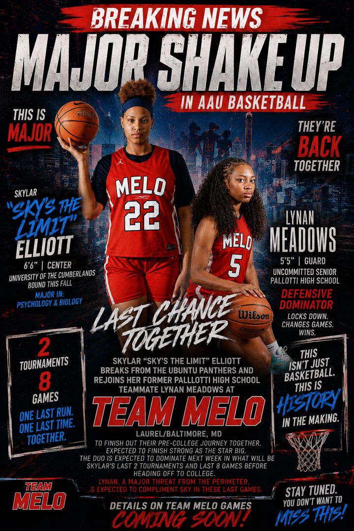 Team Melo Breaking News Poster